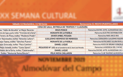 Pegajoso, premio al mejor astado en Almodovar del Campo