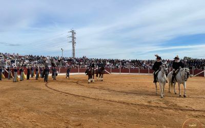 Extraordinario encierro del ganadero José Luis Pereda en el exitoso regreso de los toros al Rosal de la Frontera