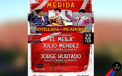 Mérida celebrará una extraordinaria novillada con picadores para el sábado 22 de febrero